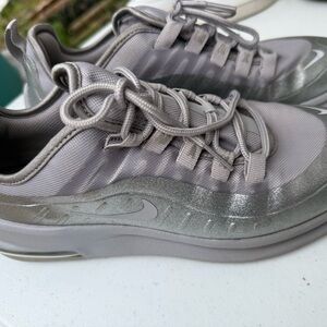 Nike Metallic Gray Athletic Shoes